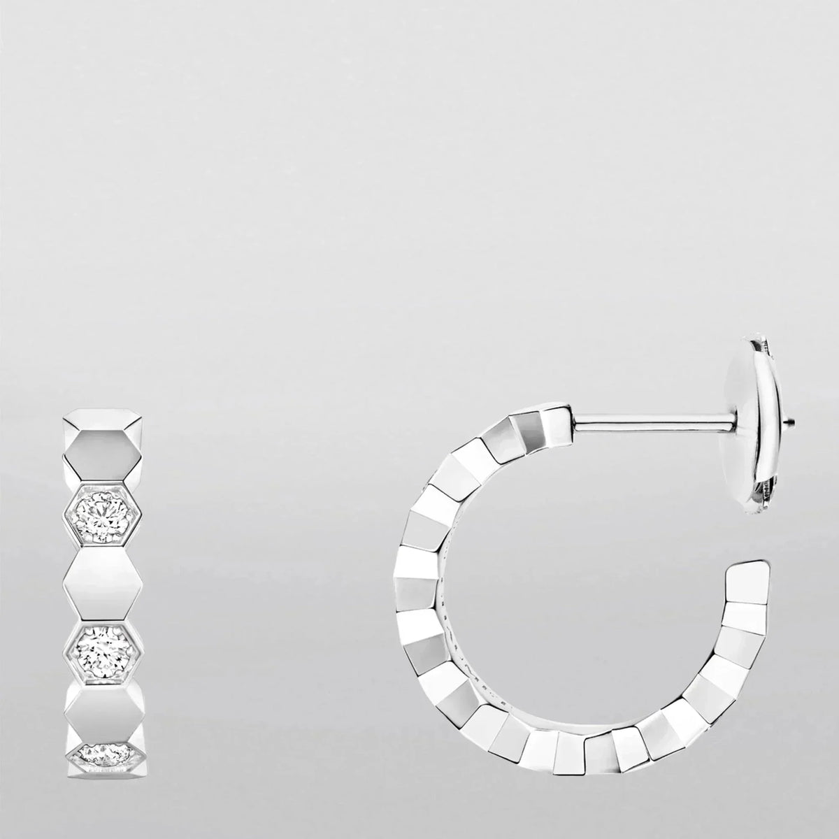 [Bling Jewelrys ]Hollow Design Four-Leaf Clover Flower Shape Earrings
