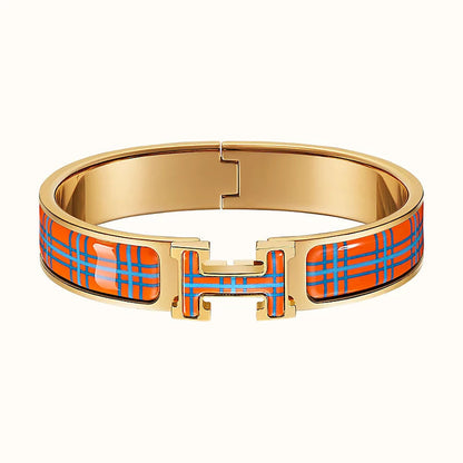 [Bling Jewelrys ]H TARTAN BRACELET 12MM