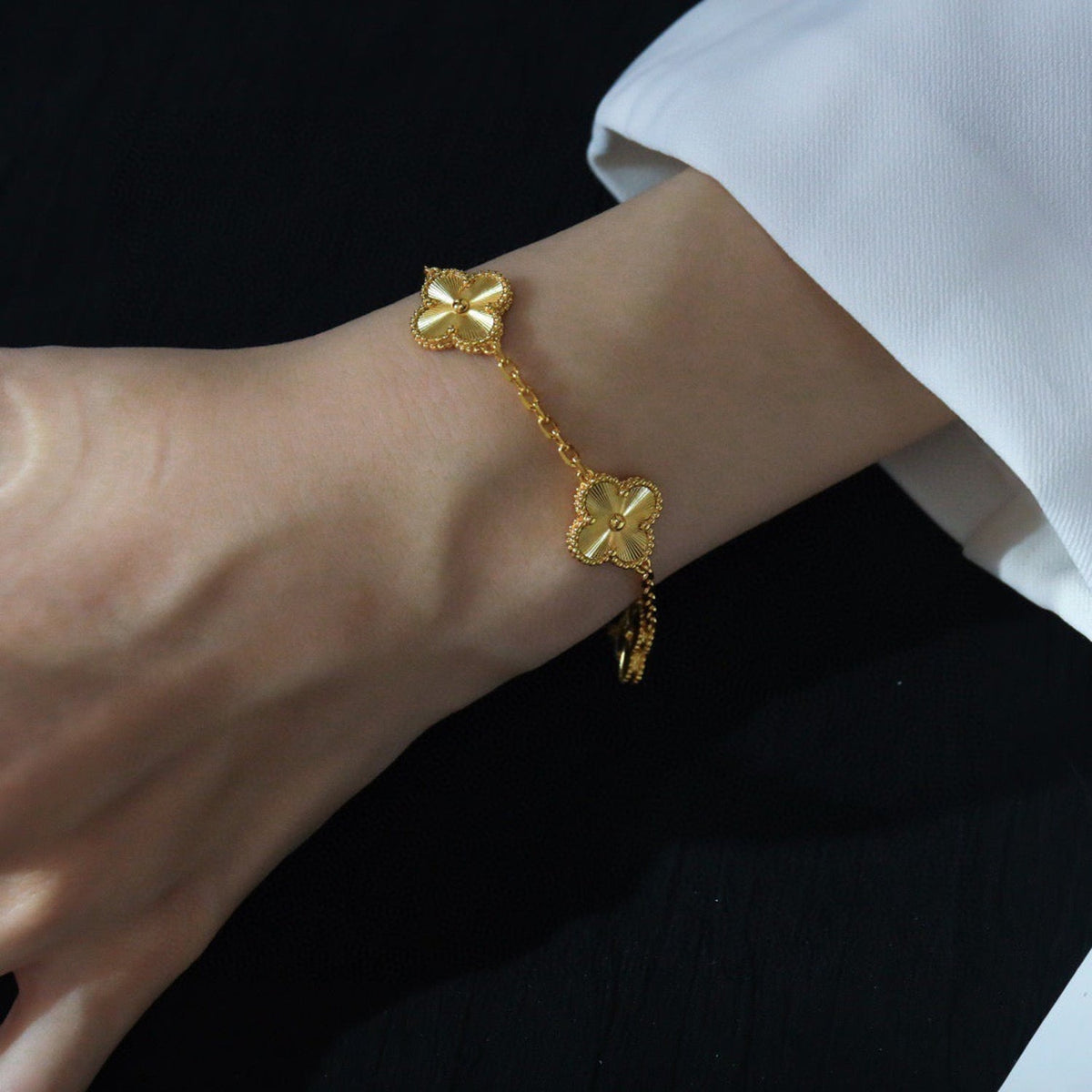 [Bling Jewelrys] KOLLEKTION: CLOVER 5 MOTIV LASER-ARMBAND