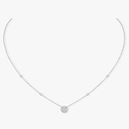 [Bling Jewelrys]Diamond Necklace 0,20ct Brilliant Shape Joy