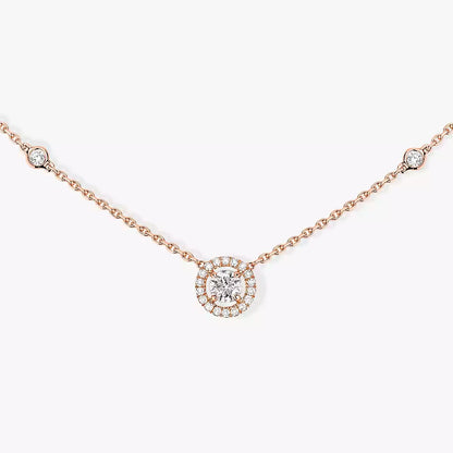 [Bling Jewelrys]Diamond Necklace 0,20ct Brilliant Shape Joy