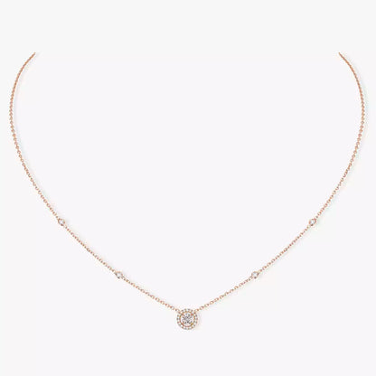 [Bling Jewelrys]Diamond Necklace 0,20ct Brilliant Shape Joy