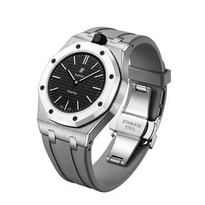 [Bling Jewelrys]Royal Oak Pop Exclusive Steel Case & Silicone Strap With Cradle