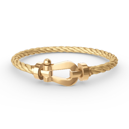 [Bling Jewelrys ]FORCE LARGE HORSESHOE NO DIAMOND BRACELET GOLD