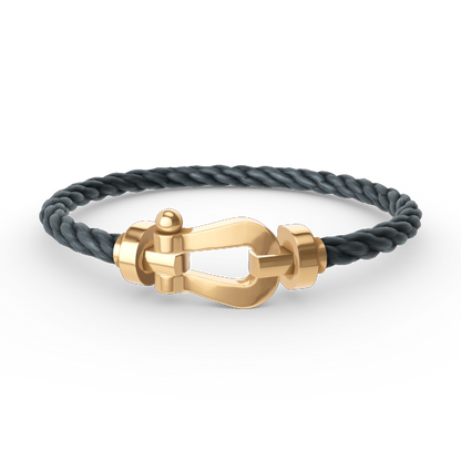 [Bling Jewelrys ]FORCE LARGE HORSESHOE NO DIAMOND BRACELET GOLD