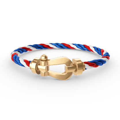 [Bling Jewelrys ]FORCE LARGE HORSESHOE NO DIAMOND BRACELET GOLD