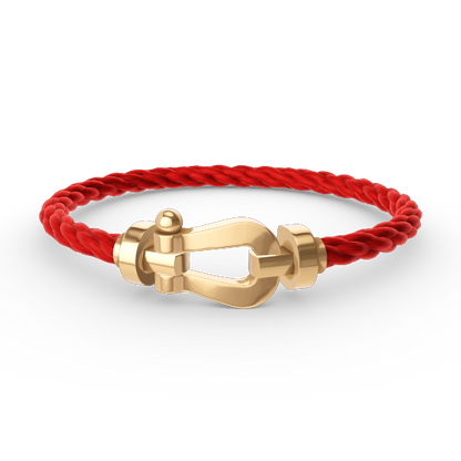 [Bling Jewelrys ]FORCE LARGE HORSESHOE NO DIAMOND BRACELET GOLD