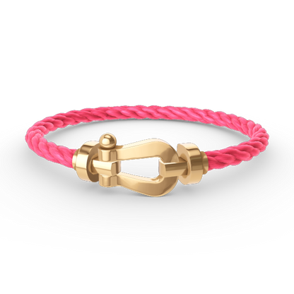 [Bling Jewelrys ]FORCE LARGE HORSESHOE NO DIAMOND BRACELET GOLD