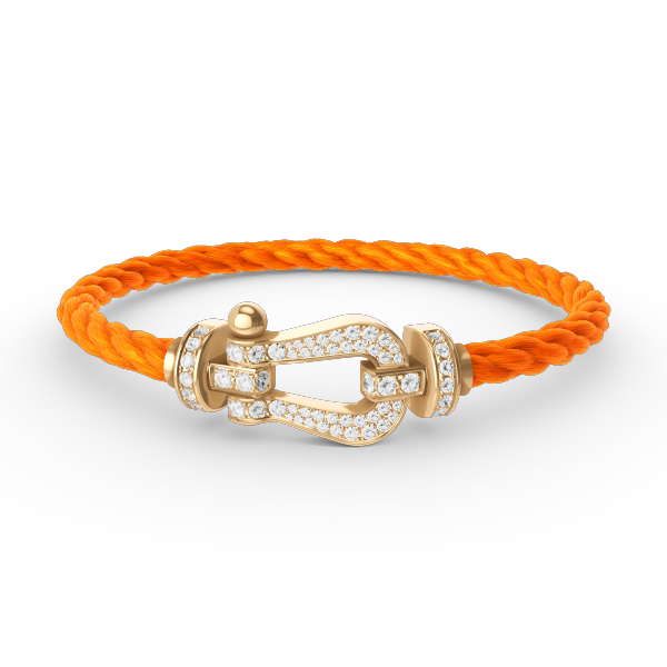 [Bling Jewelrys ]FORCE LARGE HORSESHOE FULL DIAMOND BRACELET GOLD