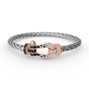 {
  "Bling Jewelrys": "ブリング・ジュエリー",
  "FORCE LARGE HORSESHOE BLACK WHITE DIAMOND BRACELET ROSE GOLD": "フォース ラージ ホースシュー ブラック＆ホワイトダイヤモンド ブレスレット ローズゴールド"
}