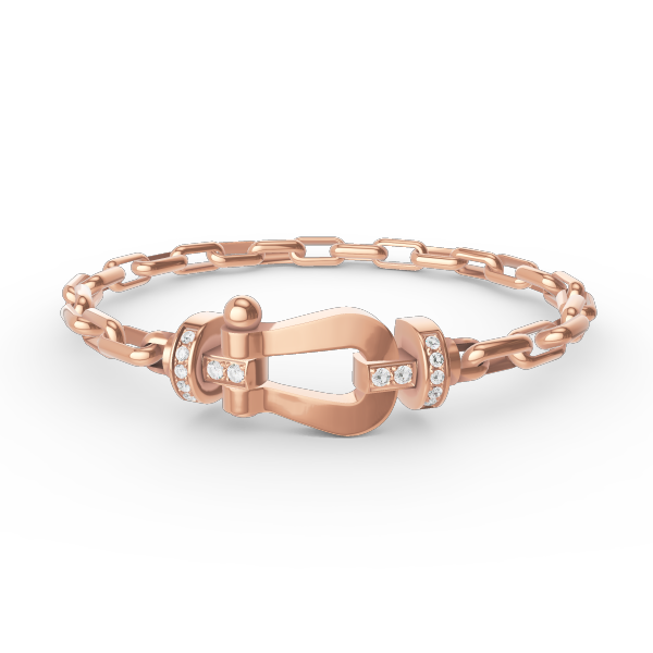 [Bling Jewelrys ]FORCE LARGE HORSESHOE CLASP  METAL BRACELET