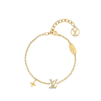 [Bling Jewelrys ]LOGO STAR MOTIF GOLD BRACELET
