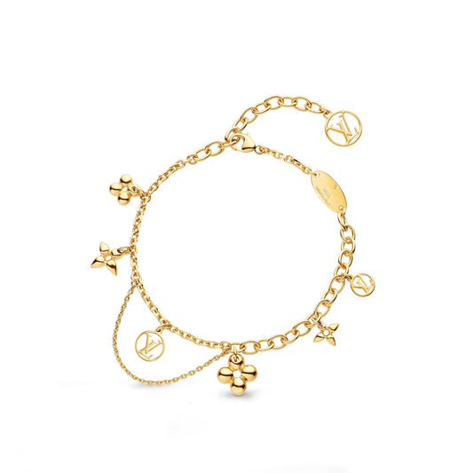 [Bling Jewelrys ]BLOOMING PINK GOLD MOP BRACELET