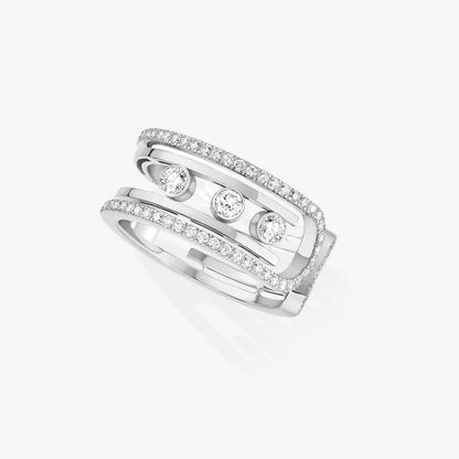 [Bling Jewelrys]Move 10th Diamond Ring in Gold