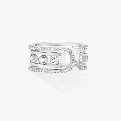 [Bling Jewelrys]Move 10th Diamond Ring in Gold