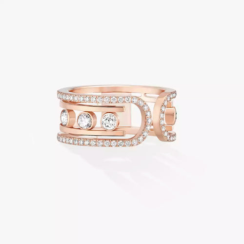 [Bling Jewelrys]Move 10th Diamond Ring in Gold