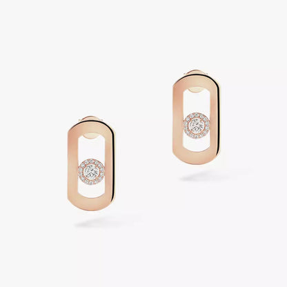[Bling Jewelrys]So Move Diamantohrringe in Gelbgold