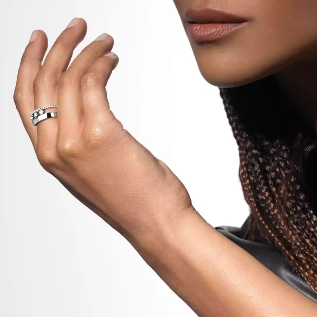 [Bling Jewelrys]Move Romane Diamond Ring