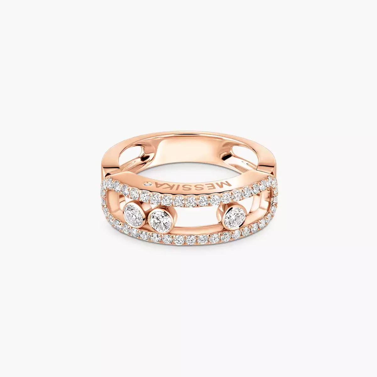 [Bling Jewelrys] Move Diamond Pave Ring