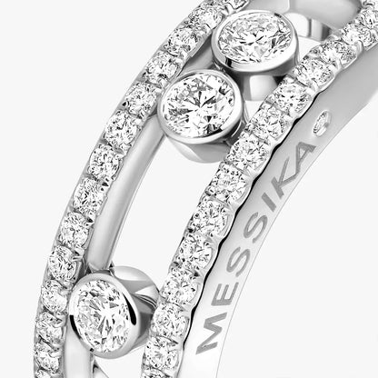 [Bling Jewelrys] Move Gold Diamond Pave_ Ring