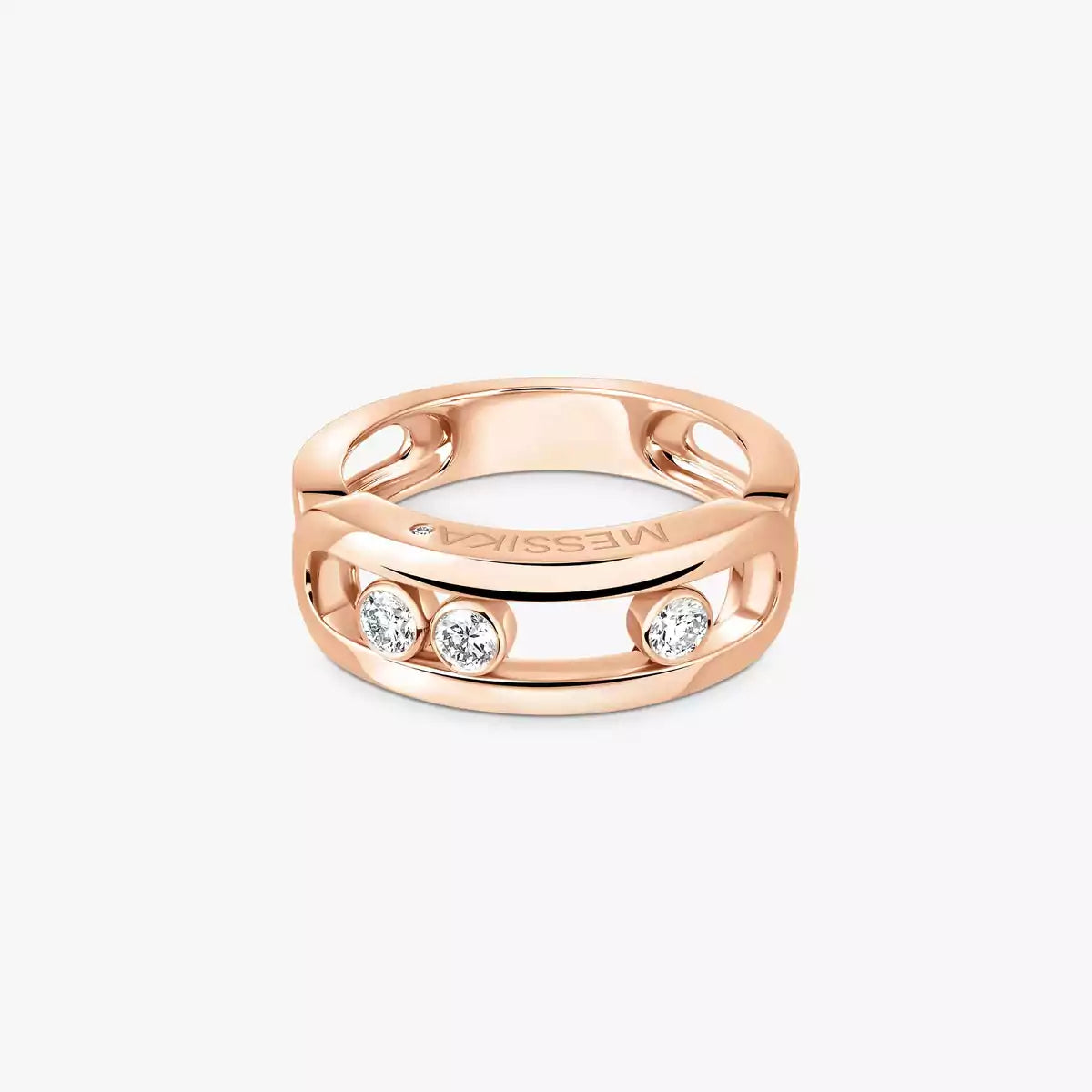 [Bling Jewelrys]  Move Gold Diamond Ring