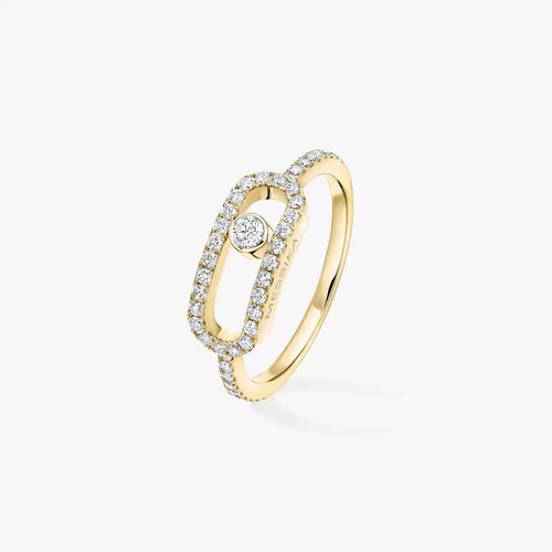 [Bling Jewelrys]Move Uno ダイヤモンドリング（ゴールド）
