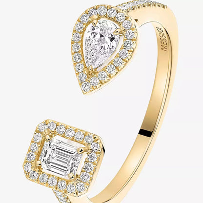 [Bling Jewelry] Mein Twin Toi Gold-Diamantring