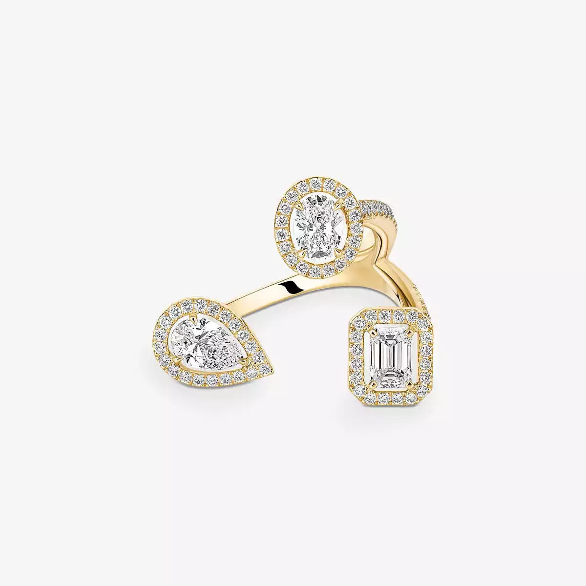 [[Bling Jewelrys] Diamond Ring 0,25ct My Twin Trilogy