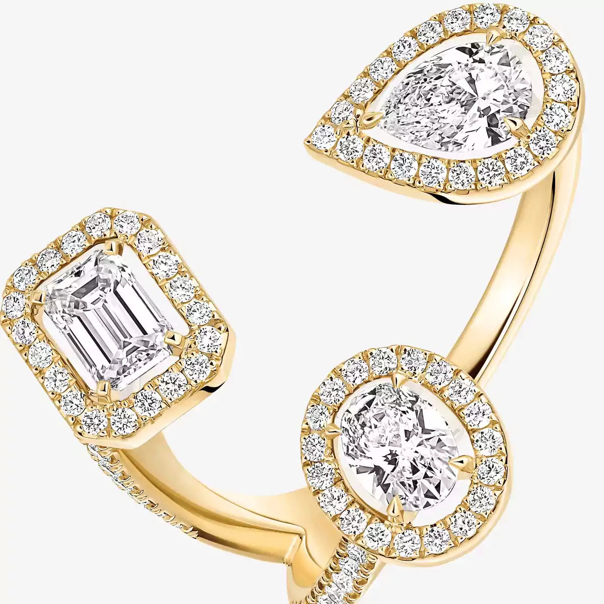 [[Bling Jewelrys] Diamond Ring 0,25ct My Twin Trilogy