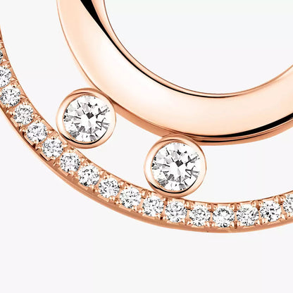 [Bling Jewelrys] Kleine Move Romane Diamant-Creolen