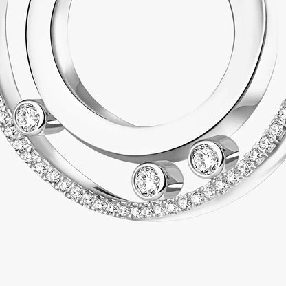 [Bling Jewelrys] Kleine Move Romane Diamant-Creolen