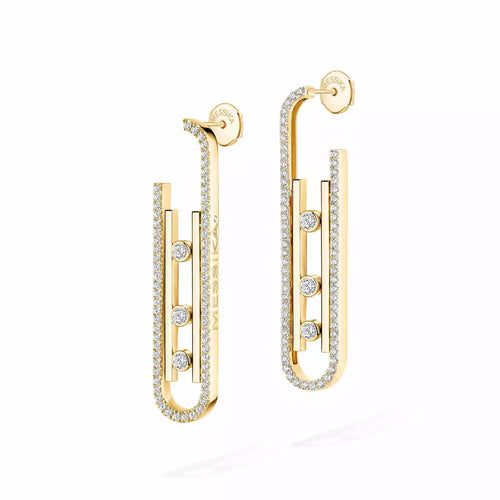 [Bling Jewelrys]Diamond Pendant Earrings Move 10Th