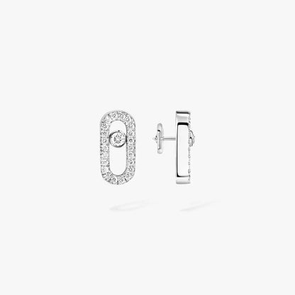 [Bling Jewelrys]Move Uno Diamond Earrings