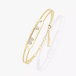 [Bling Jewelrys]Glücksauge Diamantarmband