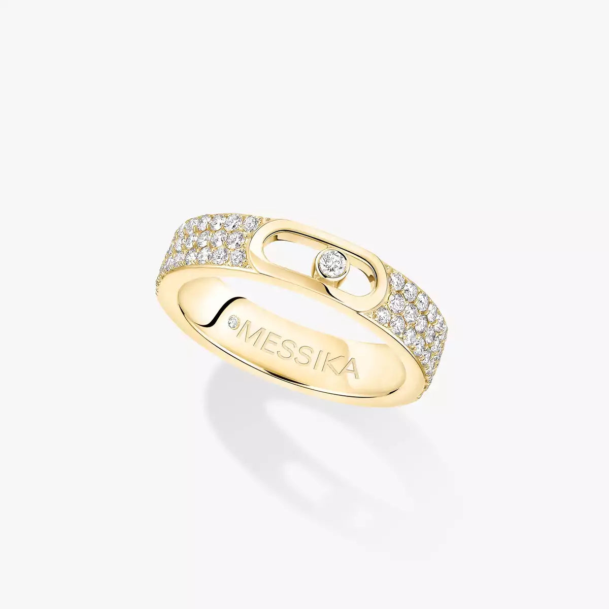 [Bling Jewelrys]Move Joaillerie Pave Diamond Wedding Ring