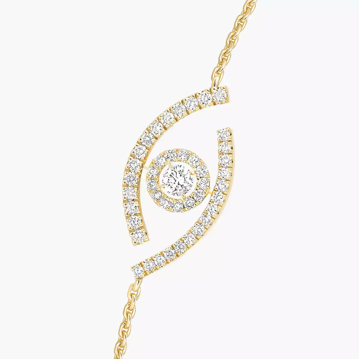 [Bling Jewelrys]Lucky Eye Pave-Set Diamond Bracelet