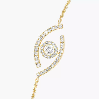 [Bling Jewelrys]Lucky Eye Pave-Set Diamond Bracelet