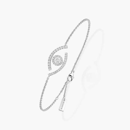 [Bling Jewelrys]Lucky Eye Pave-Set Diamond Bracelet