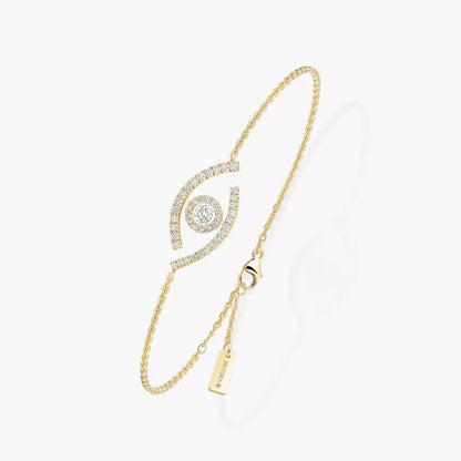 [Bling Jewelrys]Lucky Eye Pave-Set Diamond Bracelet