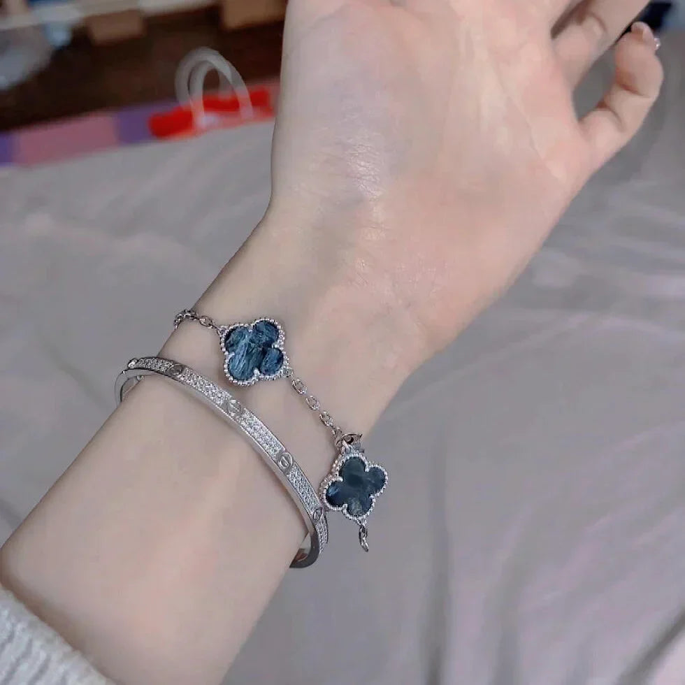 [Bling Jewelrys ]CLOVER 5 MOTIF PIETERSITE BRACELET COLLECTION