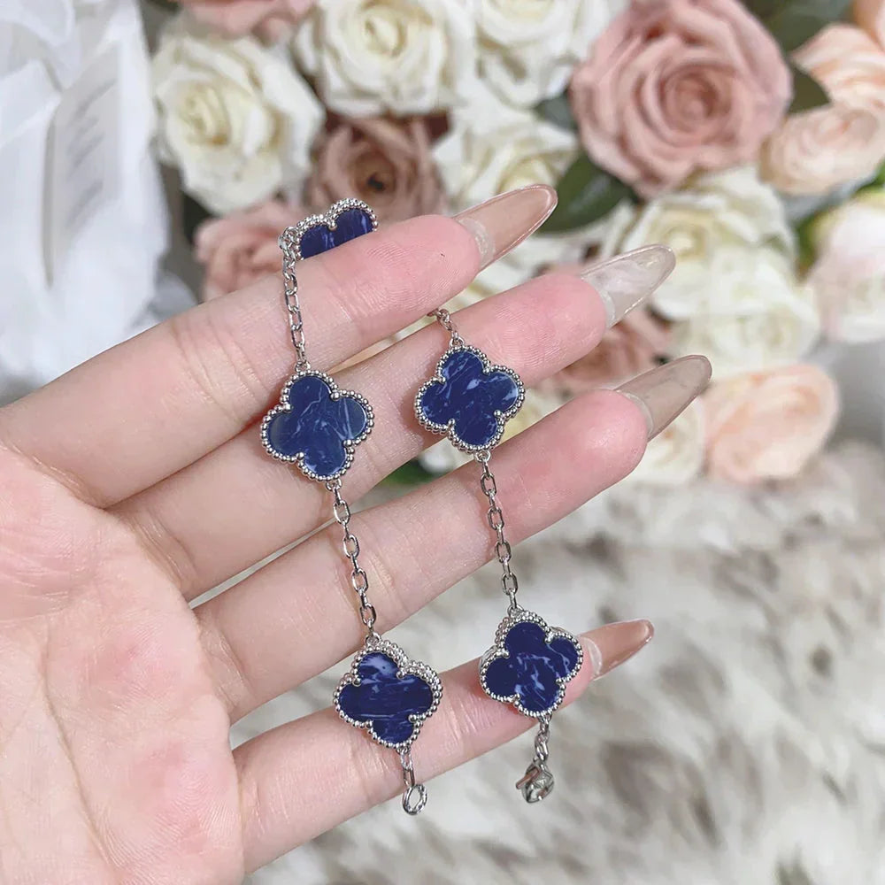 [Bling Jewelrys ]CLOVER 5 MOTIF PIETERSITE BRACELET COLLECTION