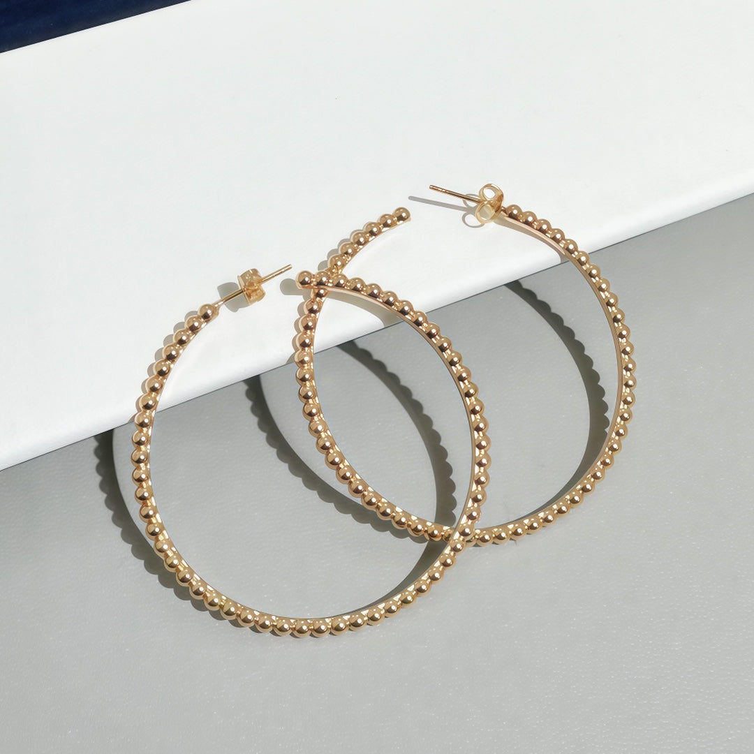 [Bling Jewelry] GLATTE KUGEL-OHRSTECKER