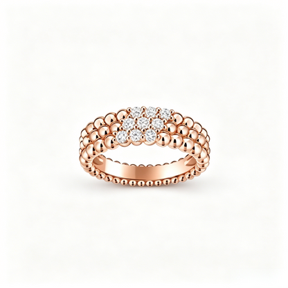 [Bling Jewelrys] DREIREIHIGER DIAMANT-RING