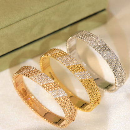 [Bling Jewelrys] FÜNFREIHIGES DIAMANTARMBAND