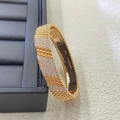 [Bling Jewelrys] FÜNFREIHIGES DIAMANTARMBAND