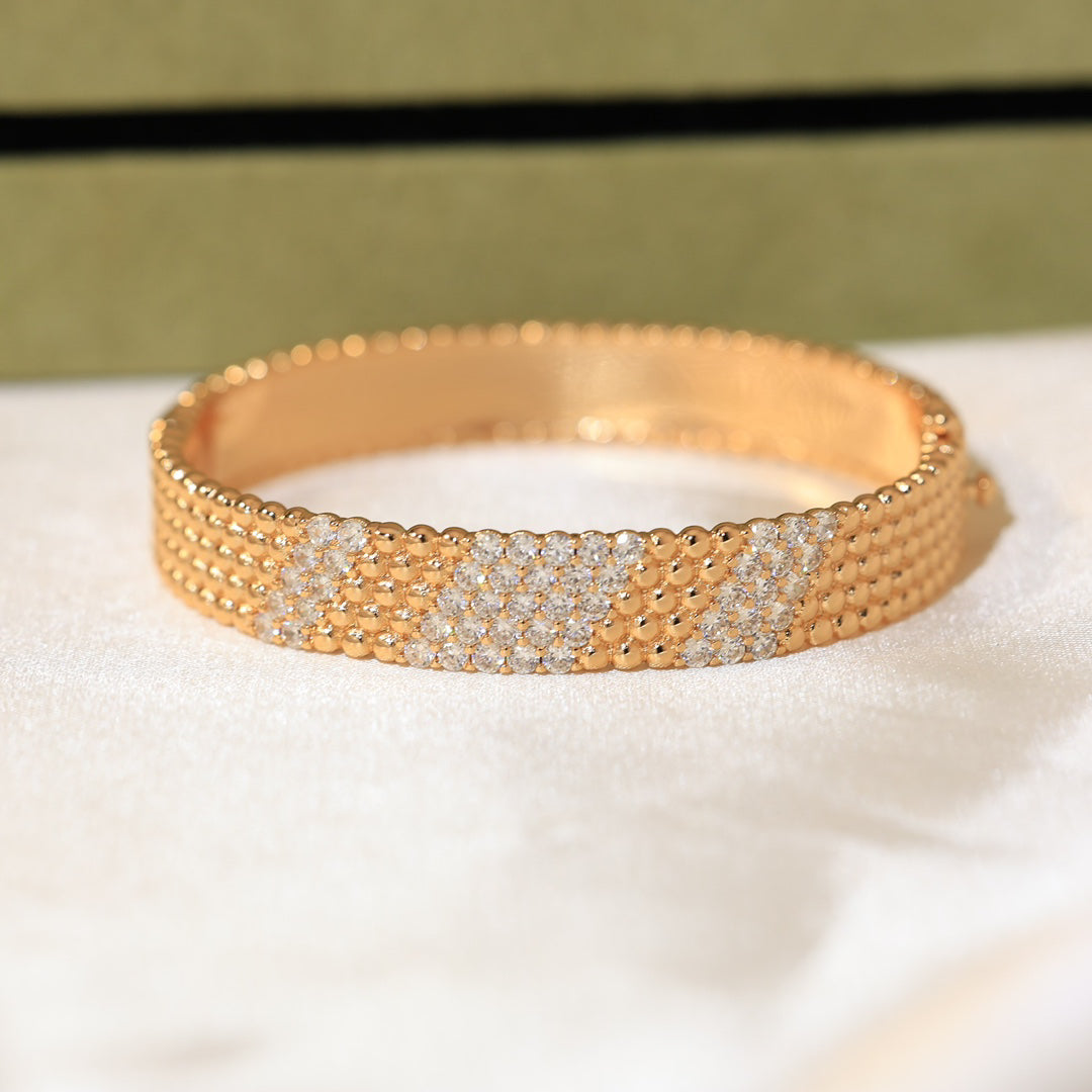 [Bling Jewelrys] FÜNFREIHIGES DIAMANTARMBAND