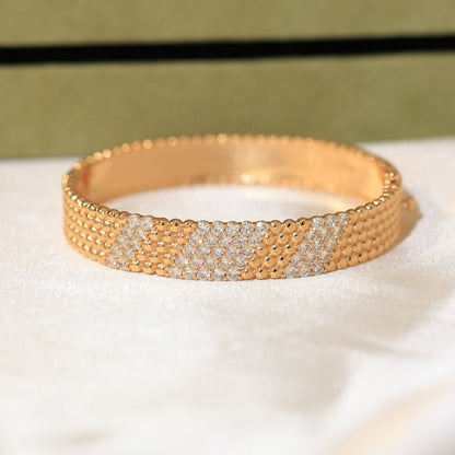 [Bling Jewelrys] FÜNFREIHIGES DIAMANTARMBAND