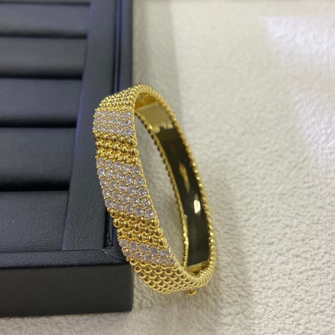 [Bling Jewelrys] FÜNFREIHIGES DIAMANTARMBAND