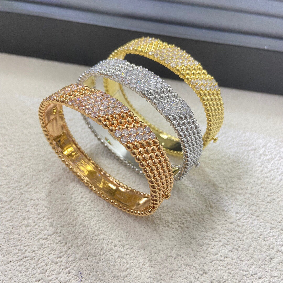 [Bling Jewelrys] FÜNFREIHIGES DIAMANTARMBAND