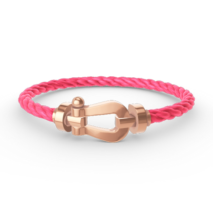 [Bling Jewelrys ]FORCE LARGE HORSESHOE NO DIAMOND BRACELET ROSE GOLD